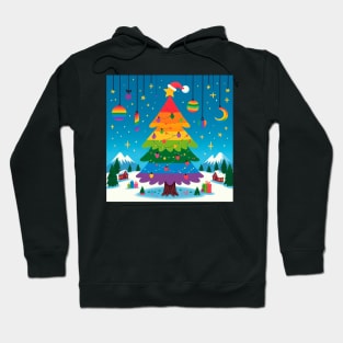 Christmas pride tree Hoodie